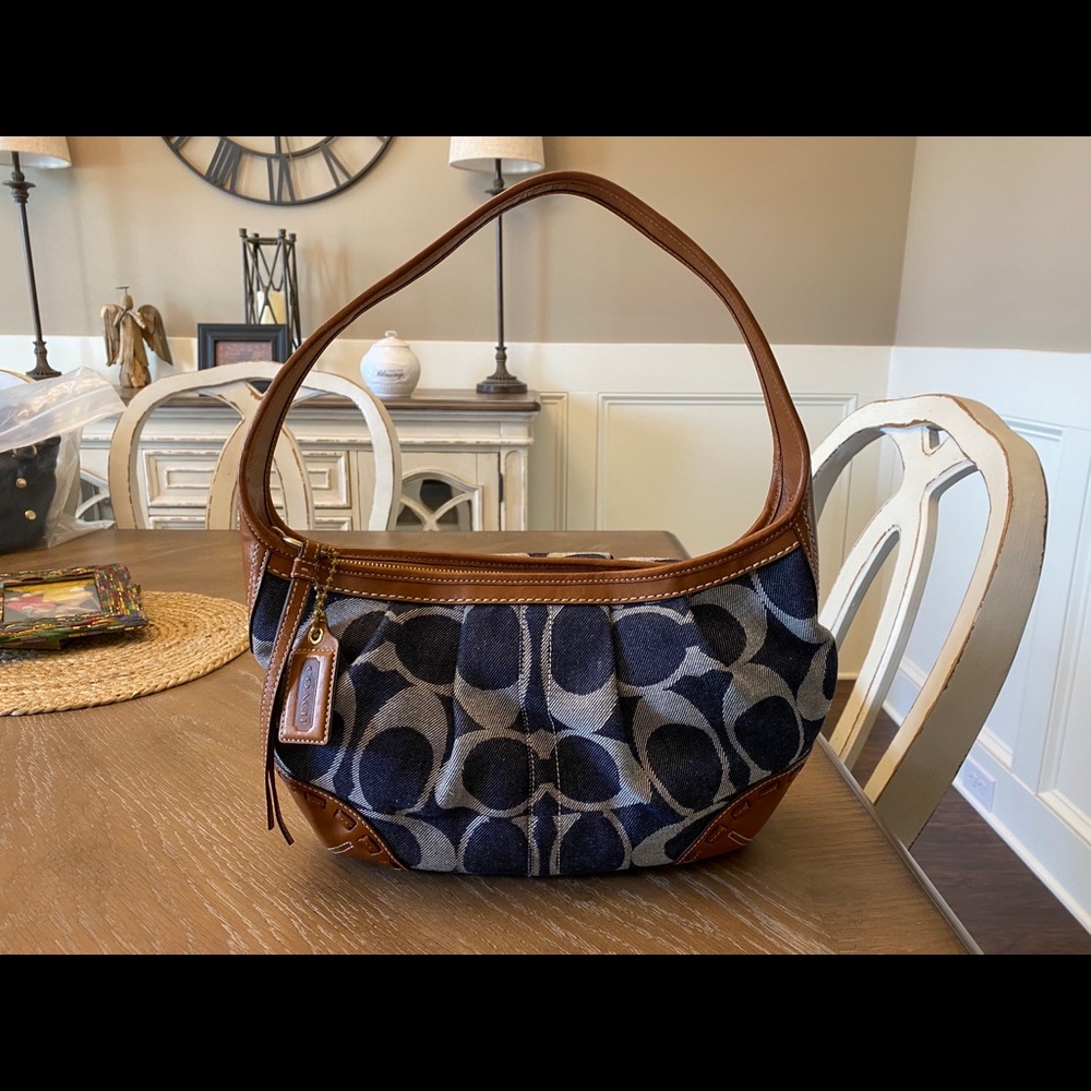 Coach Denim Handbag